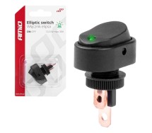 Ellips lüliti ON/OFF,12/24V,30A,roheline