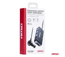 Laadija voltmeetriga juhe 1m 12/24V