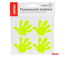 Флуоресцентные наклейки-«лапки», 4 шт.
