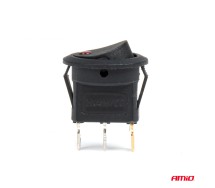 Lüliti ümar 12V 20A punane led