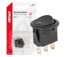 Lüliti ümar 12V 20A punane led